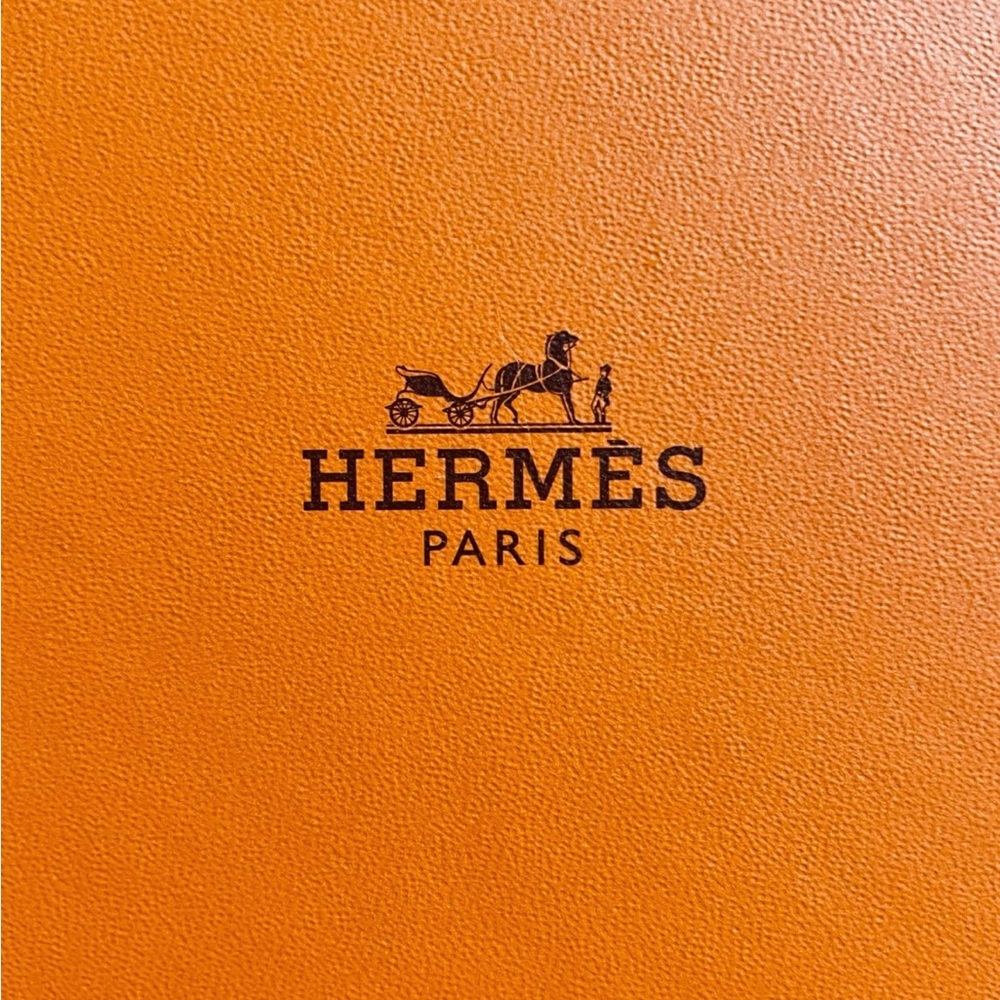 Hermes Orange Scarf